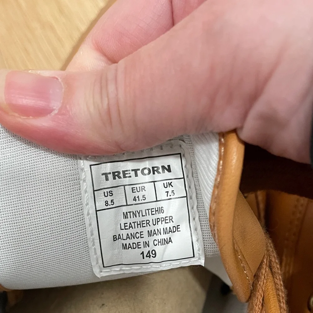 Men's Leather High-Top Sneakers